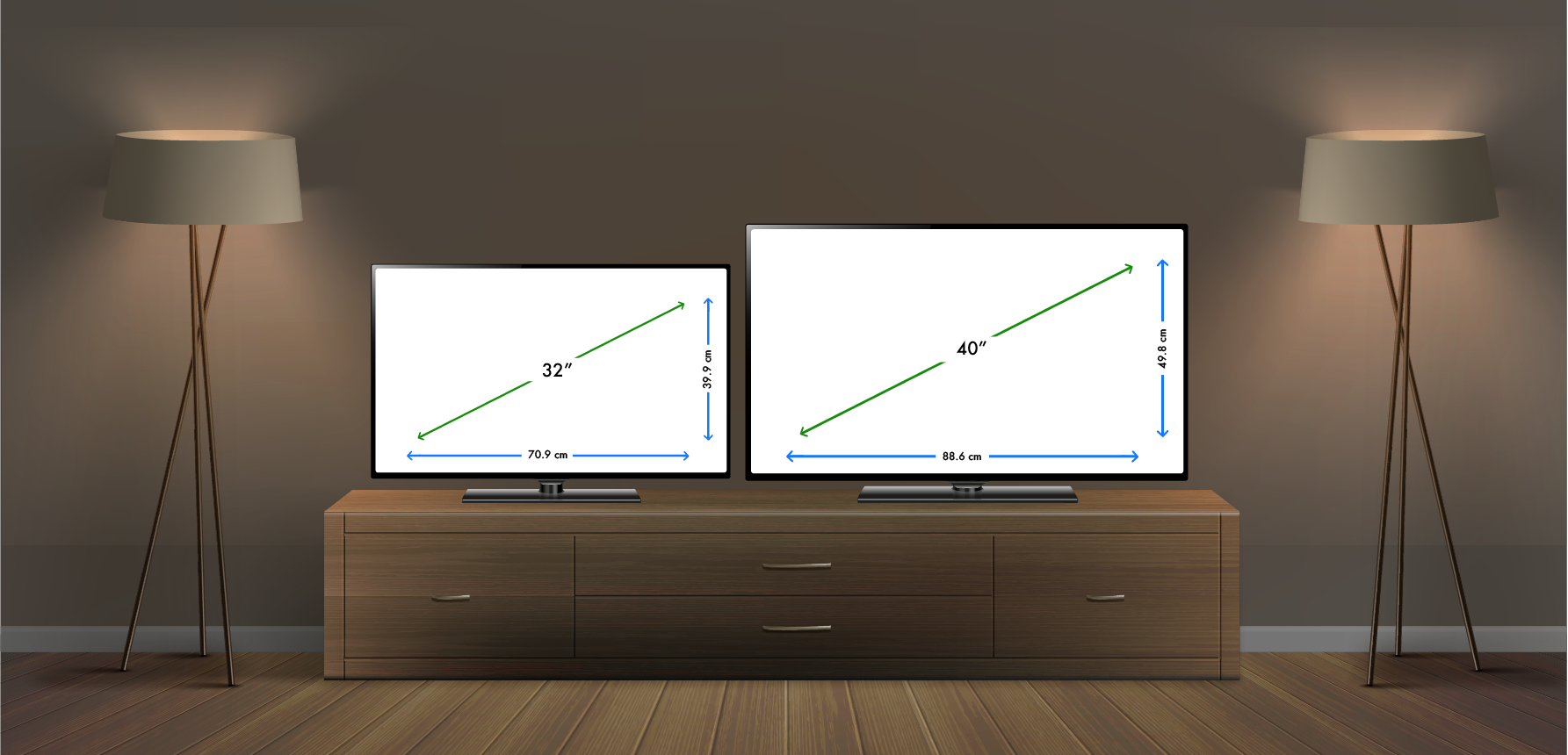 Vergleichen Sie Die TV Gr en Welches Ist Das Richtige 